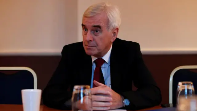 Former shadow chancellor John McDonnell