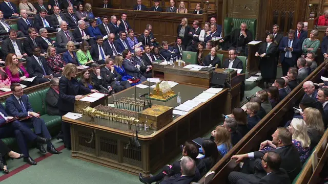 Mordaunt at despatch box