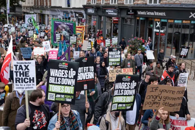 anti-austerity march