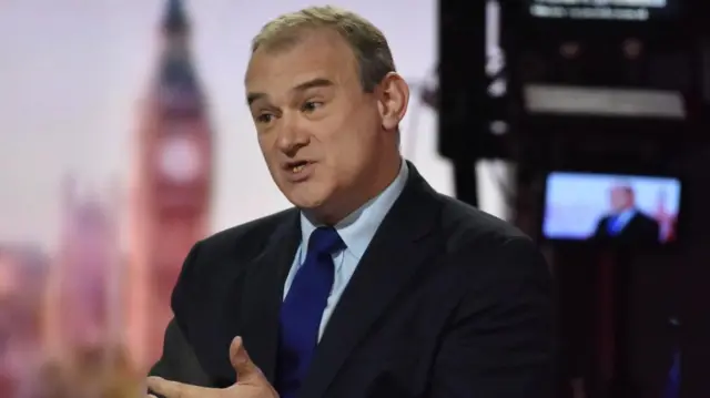 Ed Davey MP, during his appearance on BBC One current affairs programme The Andrew Marr Show,