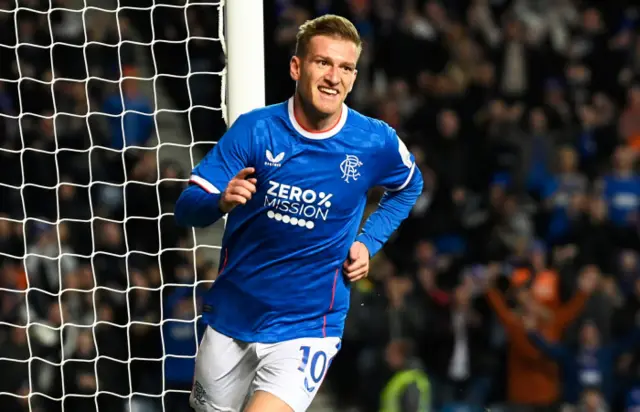 Steven Davis opened the scoring at Ibrox