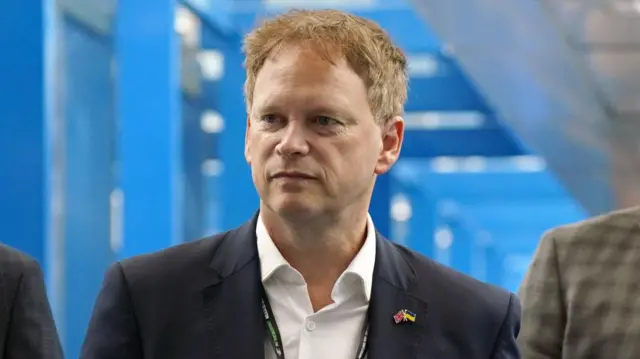 Grant Shapps during day three of the Conservative Party annual conference at the International Convention Centre in Birmingham.