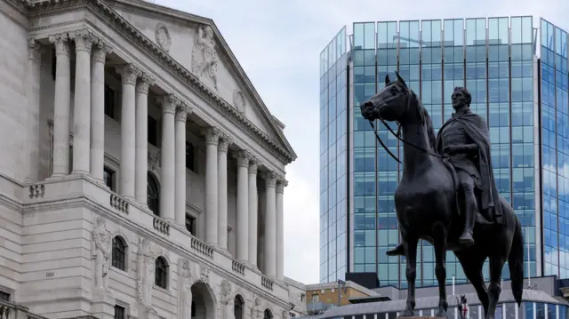 A general view of the Bank of England