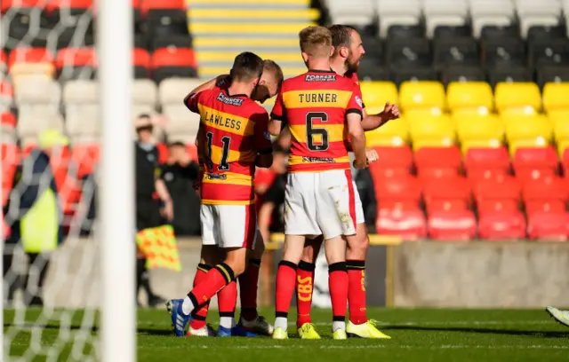 Partick Thistle are top of the Championship on goal difference