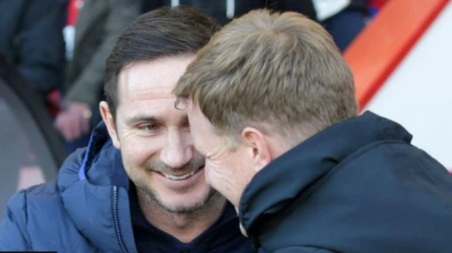 Frank Lampard and Eddie Howe