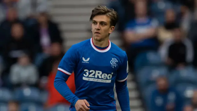 Ridvan Yilmaz makes only his third Rangers start after his summer move to Ibrox