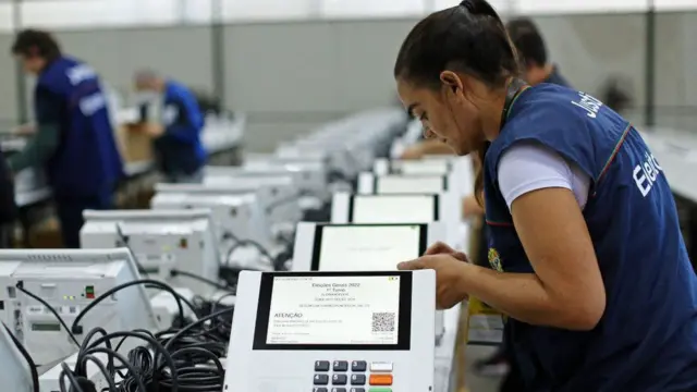 Voting machines in Brazil