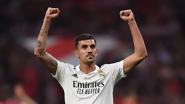 Dani Ceballos celebrates