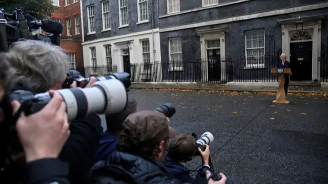 Photographers in downing street