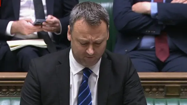 Brendan Clarke-Smith in Parliament