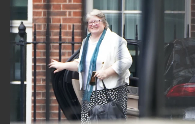 Deputy PM Therese Coffey arrives at Downing St