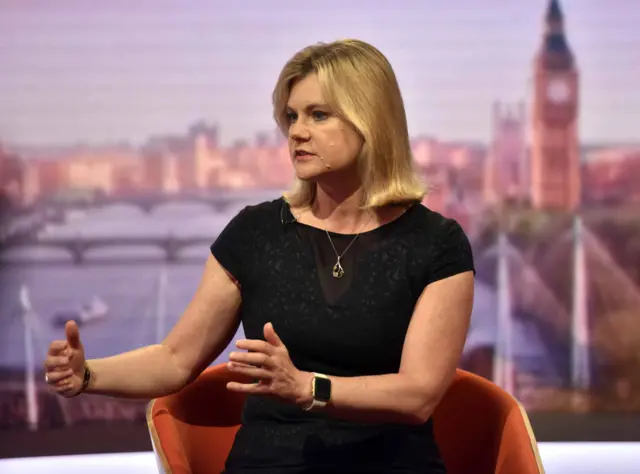 Photo of Justine Greening.