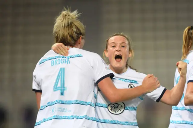 Millie Bright and Erin Cuthbert