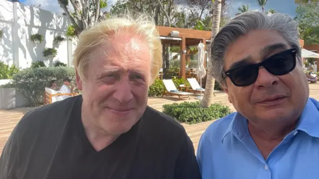 Boris Johnson and Jose Calzada