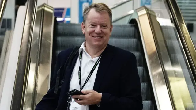 Lord Frost at the Conservative Party annual conference at the International Convention Centre in Birmingham earlier this month