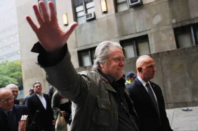 Image shows Steve Bannon