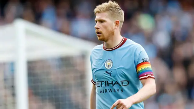 Kevin de Bruyne during the game.