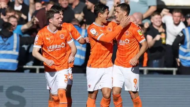 Blackpool celebrate