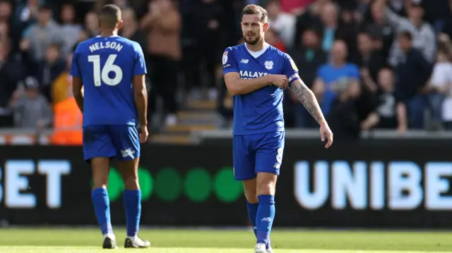 Cardiff players dejected