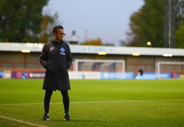 Brighton manager Hope Powell ahead of WSL game v Chelsea