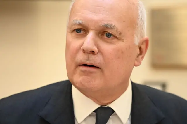 Sir Iain Duncan Smith pictured at a press conference in London in October