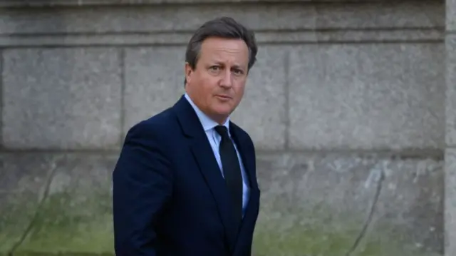 Former Prime Minister David Cameron