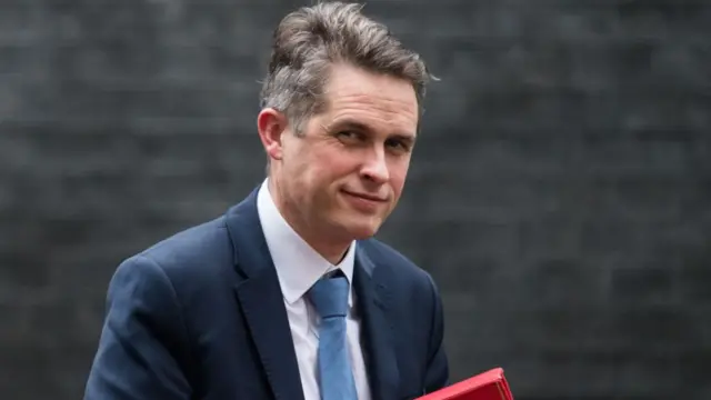 Gavin Williamson leaves 10 Downing Street