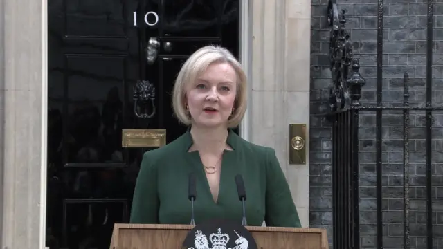 Liz Truss addresses the nation