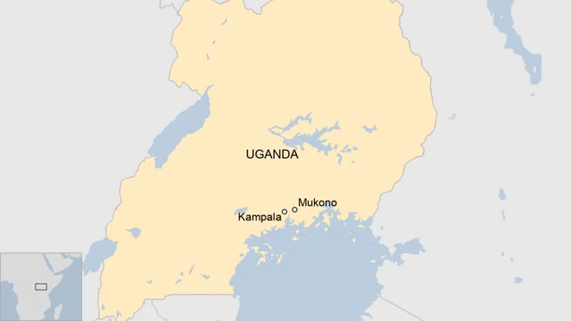 A map of Uganda