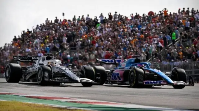 Pierre Gasly and Fernando Alonso