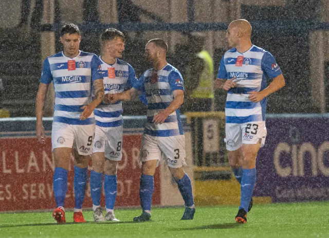 Muirhead and co celebrate the opener