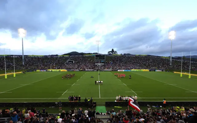 New Zealand perform the Haka