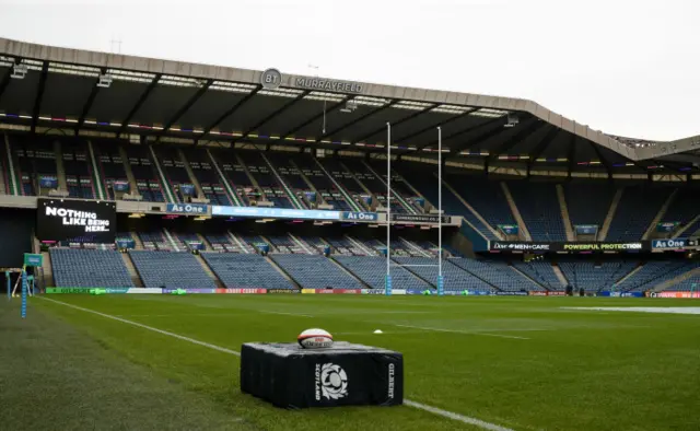 Murrayfield ahead of kick-off