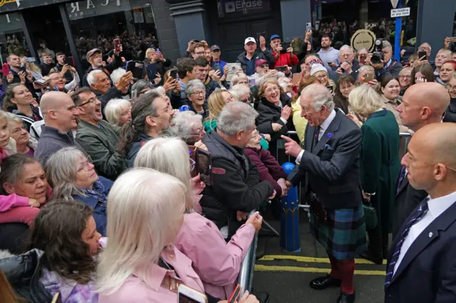 King Charles in Dunfermline