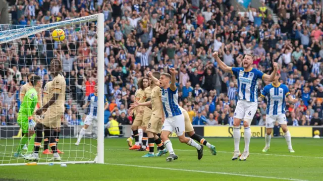 Brighton score against Chelsea