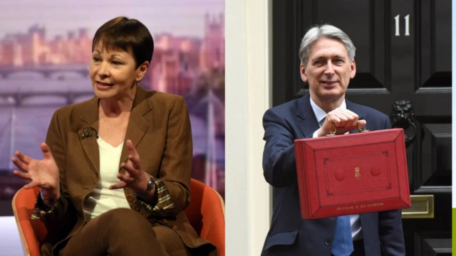 Caroline Lucas and Lord Hammond