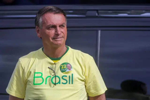 Jair Bolsonaro on election day