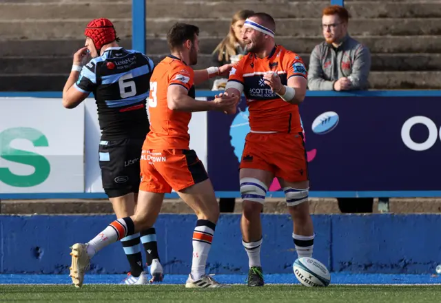 Ben Muncaster celebrates