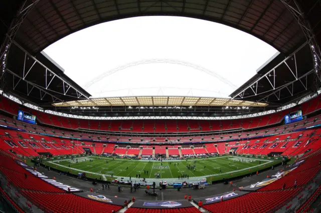 Wembley Stadium ahead of the NFL