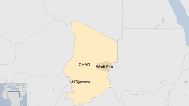 A map of Chad