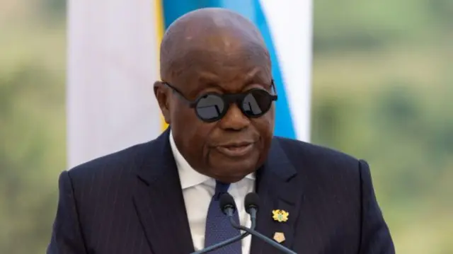 The president of Ghana, Akufo-Addo