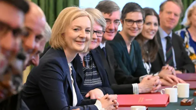 Liz Truss holds her first cabinet