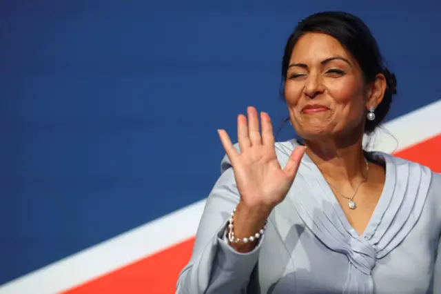 Former Home Secretary Priti Patel