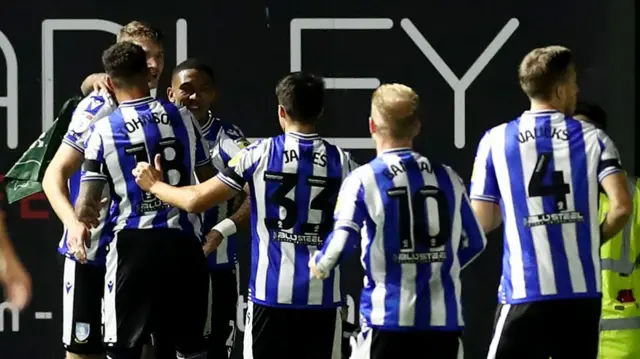 Sheffield Wednesday celebrate