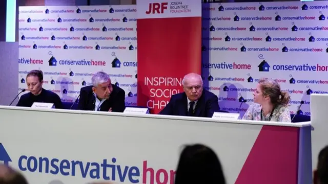 Iain Duncan Smith at fringe event at Tory conference