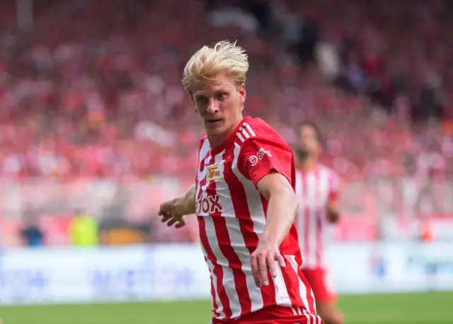 Morten thorsby playing for union berlin