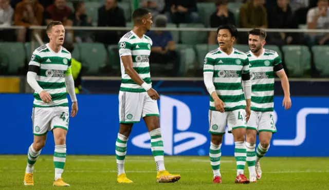 Celtic were disappointed not to take three points from their last game against Shakhtar