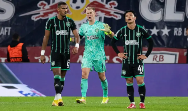 Joe Hart's blunder led to a second goal for RB Leipzig