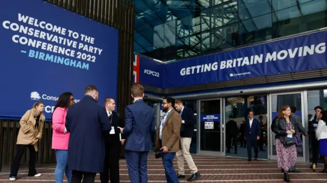 Tory conference in Birmingham, October 2022