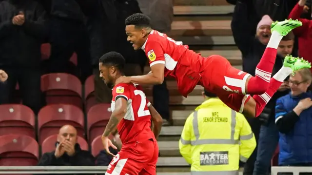 Boro celebrate